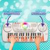 DEQUBE Children's Electronic Keyboard with Stool-with Learning Method-Has Record Function, Playback and Auto Shut-Off - with Ball with Disco Lights-Size 50X21X45cm (916D00041) view 3