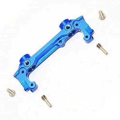 for Crawler RC SCX10 II AX31392-1PC Set BlueAluminum Front Bumper Mount Frame Plate