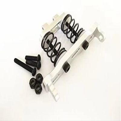 Aluminum Front Bumper Absorber - 1 Set Silver 1/10 RC Yeti 1/10th Scale Upgrade Parts