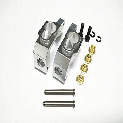 Aluminum Alloy Front C HUB Carriers-1PR Set for 101209 Silver for HPI BULLET3.0 MT ST Ken Block WR8 Flux Upgrade Parts