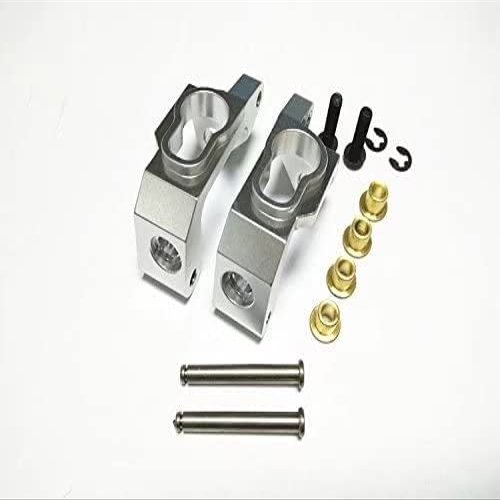 Aluminum Alloy Front C HUB Carriers-1PR Set for 101209 Silver for HPI BULLET3.0 MT ST Ken Block WR8 Flux Upgrade Parts