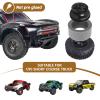 Hobbyfire 1/10 Short Course Truck Tires and Wheel Rims 12mm Hex with Foam Inserts for for All Terrain, Set of 4 (Style A) view 3