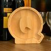 CLPONE 26 Letter Banks Personalized Coin Bank Kids Piggy Bank Laser Custom Name Wood Letter Piggy Banks Toy Bank view 1
