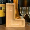 CLPONE 26 Letter Banks Personalized Coin Bank Kids Piggy Bank Laser Custom Name Wood Letter Piggy Banks Toy Bank view 1
