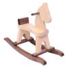 AmishToyBox.com Wooden Rocking Horse Toddler Ride-On Toy (Walnut and Natural) view 2