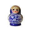 Nesting Dolls Russian Nesting Dolls 10-Piece Matryoshka Wooden Matryoshka Dolls Cute Cartoon Blue Big Belly Boy and Girl Educational Toys Matryoshka Dolls (Color : Blue) view 1