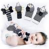 BABY K Baby Rattle Socks & Wrist Toys (Set E) - Newborn Toys for Baby Boy or Girl - Brain Development Infant Toys - Hand and Foot Rattles Suitable for 0-6, 6-12 Months Babies - Newborn Baby Gifts view 1