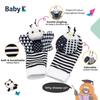 BABY K Baby Rattle Socks & Wrist Toys (Set E) - Newborn Toys for Baby Boy or Girl - Brain Development Infant Toys - Hand and Foot Rattles Suitable for 0-6, 6-12 Months Babies - Newborn Baby Gifts view 4