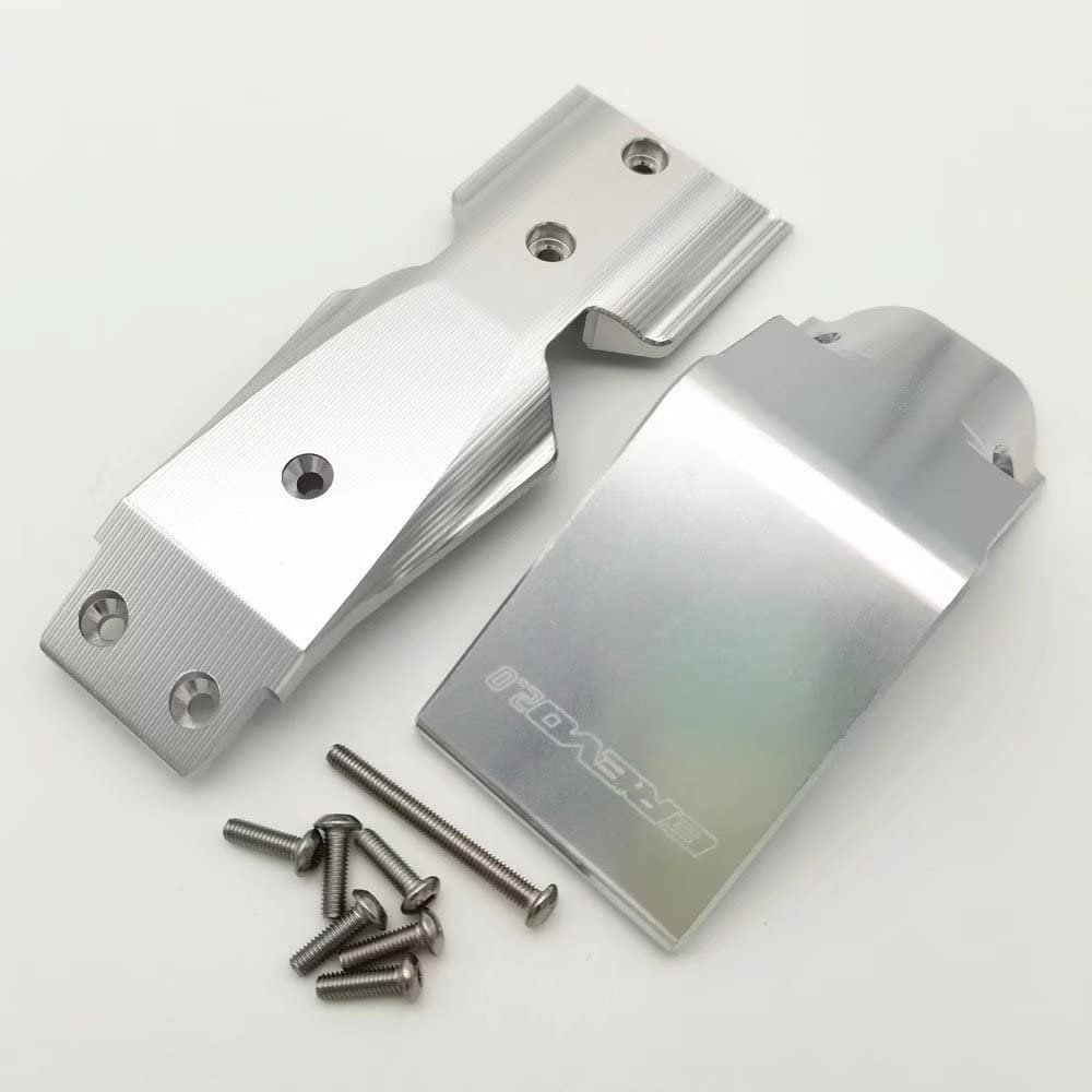 Aluminum Front Skid Plate Silver for Traxxas 1/10 E REVO VXL 2.0 8637
