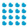 Bath Duck Toys 16 PCS Blue Mini Rubber Ducks Squeak and Float Duckies Baby Shower Toy Party Decoration for Toddlers Boys Girls view 1