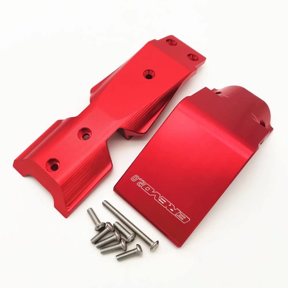 Aluminum Front Skid Plate Red for Traxxas 1/10 E REVO VXL 2.0 8637