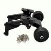 Aluminum Rear Wing Mount and Ajustable Wheelie Bar Black for Arrma 1/5 Kraton Outcast 8S ARA320492 ARA320536 view 2