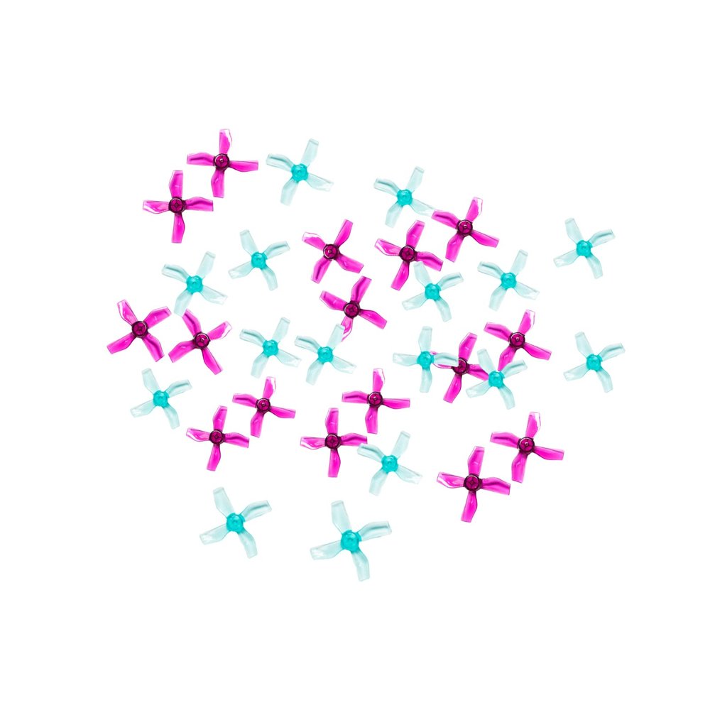 Gemfan 24pcs 1220-4 31mm 4-Blade 0.8mm Tiny Whoop Propellers for Betafpv Cetus for Eachine E010 JJRC H36 FPV Quad Drone 0703-1103 Brushless Motors
