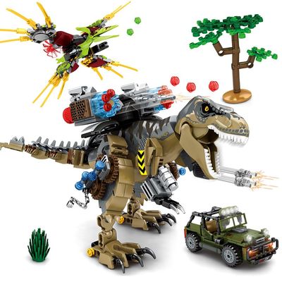 Mesiondy Building Blocks Toys Sets 725 Pcs for Age 6 8 9 10 11 12 13 14 Years, Dinosaur Park World,Birthday Gifts for Boys and Girls
