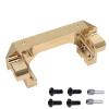 GoHobby 98g Brass Front Bumper Mount Servo Mounts for TRX4 Upgrades Parts 1/10 RC Crawler Car Replacement Heavy Duty view 1