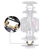 GoHobby 98g Brass Front Bumper Mount Servo Mounts for TRX4 Upgrades Parts 1/10 RC Crawler Car Replacement Heavy Duty view 2