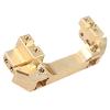 GoHobby 98g Brass Front Bumper Mount Servo Mounts for TRX4 Upgrades Parts 1/10 RC Crawler Car Replacement Heavy Duty view 4