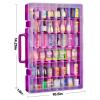 FULLCASE Case Compatible with 5 Surprise for Mini Brands Toys Series 1 2 3 4 Mystery Capsule Real Miniature Collectible Kit Storage for Littles, for Mini Mart Collection Organizer(Box Only) Purple view 3