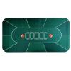 YANGLIYU Game Poker Table mat Portable Poker Table Top 1.20.6m Hold'em Texas Poker Mat Black Jack Baccarat Dice Durable Rubber Home Gaming Desk Pad (Color : All Green) view 1