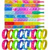 kapibarasensei 25PCS Push Pop Fidget Toy Fidget Bracelet, Durable and Adjustable, Multicolor Stress Relief Finger Press Bracelet for Kids and Adults ADHD ADD Autism view 1
