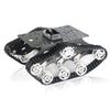 Swaytail Professional TS300 Shock Absorption Robot Tank Chassis with Suspension Supporting Holder for Arduino Raspberry Pie, RC Tracked Model with 2pcs DC Encoder Motor for Monitor STEAM Teaching view 1