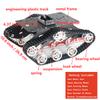 Swaytail Professional TS300 Shock Absorption Robot Tank Chassis with Suspension Supporting Holder for Arduino Raspberry Pie, RC Tracked Model with 2pcs DC Encoder Motor for Monitor STEAM Teaching view 2
