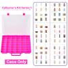 FULLCASE Case Compatible with 5 Surprise for Mini Brands Toys Series 1-4 Mystery Capsule Storage, for Mini Mart Collection Organizer for Collectibles(Case Only) (Red) view 3