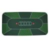 YANGLIYU Game Poker Table mat Portable Poker Table Top 1.20.6m Hold'em Texas Poker Mat Black Jack Baccarat Dice Durable Rubber Home Gaming Desk Pad (Color : Dark Green) view 1