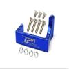 Aluminum Servo Mount For Tamiya 1/10 4WD TA08 PRO 58693-12Pc Set Blue view 1