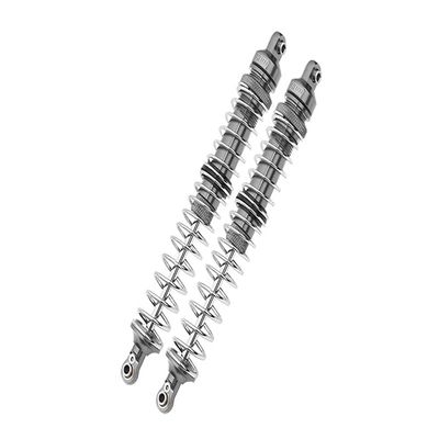 Axial 1/10 RBX10 Ryft 4WD Rock Bouncer AXI03005 Upgrade Parts Aluminum Rear Spring Dampers (145mm) - 2Pc Set Gray Silver