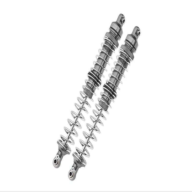 Axial 1/10 RBX10 Ryft 4WD Rock Bouncer AXI03005 Upgrade Parts Aluminum Rear Spring Dampers (145mm) - 2Pc Set Gray Silver