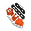 GPM For Losi 1/10 Lasernut U4 Tenacity LOS03028 Upgrade Parts Aluminum Alloy + Carbon Fiber Sub Chassis - 32Pc Set Orange view 1