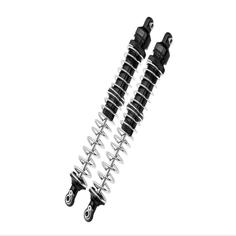 Axial 1/10 RBX10 Ryft 4WD Rock Bouncer AXI03005 Upgrade Parts Aluminum Rear Spring Dampers (145mm) - 2Pc Set Black