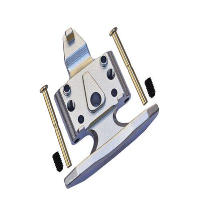 GPM For Losi 1/18 Mini-T 2.0 2WD Stadium Truck Upgrade Parts Aluminum Front Bumper with D-Rings + Aluminum Front Skid Plate - 5Pc Set Silver