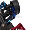 Aluminum Front Or Rear Knuckle Arms For Tamiya 1/10 4WD TA08 PRO 58693-2Pc Set Gray Silver view 2