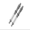 Axial 1/10 RBX10 Ryft 4WD Rock Bouncer AXI03005 Upgrade Parts Aluminum Front Spring Dampers (130mm) - 2Pc Set Gray Silver view 1