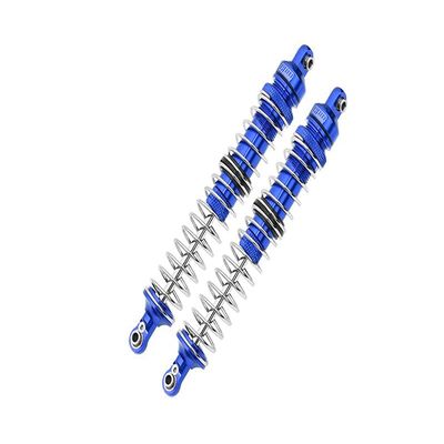 Axial 1/10 RBX10 Ryft 4WD Rock Bouncer AXI03005 Upgrade Parts Aluminum Front Spring Dampers (130mm) - 2Pc Set Blue