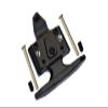 GPM For Losi 1/18 Mini-T 2.0 2WD Stadium Truck Upgrade Parts Aluminum Front Bumper with D-Rings + Aluminum Front Skid Plate - 5Pc Set Black view 1