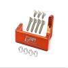 Aluminum Servo Mount For Tamiya 1/10 4WD TA08 PRO 58693-12Pc Set Orange view 1