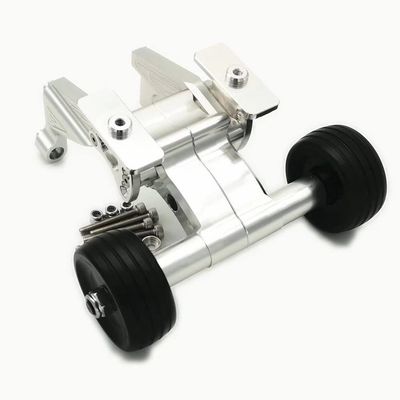 Aluminum Rear Wing Mount and Ajustable Wheelie Bar Silver for Arrma 1/5 Kraton Outcast 8S ARA320492 ARA320536