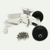 Aluminum Rear Wing Mount and Ajustable Wheelie Bar Silver for Arrma 1/5 Kraton Outcast 8S ARA320492 ARA320536 view 2