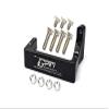 Aluminum Servo Mount For Tamiya 1/10 4WD TA08 PRO 58693-12Pc Set Black view 1