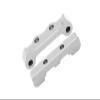 GPM For Losi 1/18 Mini-T 2.0 2WD Stadium Truck Upgrade Parts Aluminum Rear Lower Suspension Arm Mount - 2Pc Set Silver view 1