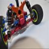 GPM For Losi 1/18 Mini-T 2.0 2WD Stadium Truck Upgrade Parts Aluminum Rear Lower Suspension Arm Mount - 2Pc Set Silver view 3