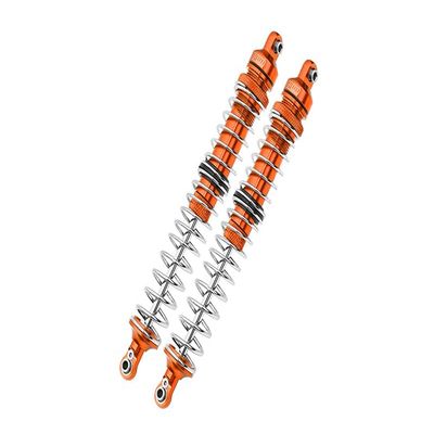 Axial 1/10 RBX10 Ryft 4WD Rock Bouncer AXI03005 Upgrade Parts Aluminum Rear Spring Dampers (145mm) - 2Pc Set Orange