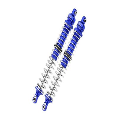Axial 1/10 RBX10 Ryft 4WD Rock Bouncer AXI03005 Upgrade Parts Aluminum Rear Spring Dampers (145mm) - 2Pc Set Blue