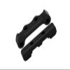 GPM For Losi 1/18 Mini-T 2.0 2WD Stadium Truck Upgrade Parts Aluminum Rear Lower Suspension Arm Mount - 2Pc Set Black view 1