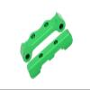 GPM For Losi 1/18 Mini-T 2.0 2WD Stadium Truck Upgrade Parts Aluminum Rear Lower Suspension Arm Mount - 2Pc Set Green view 1
