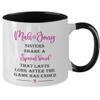 Mah Jong Game Mug, Mah Jong Player Mug, Mah Jong Sisters Bond, Mah Jong Game Gift, Mah Jong Player Gift, 2-Tone 11oz view 2