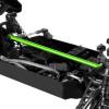 AllinRC Aluminum Center Brace Bar with Ball Cup Rod Ends Link Linkage for Arrma Notorious 6S BLX Upgrades Parts (Green) view 3